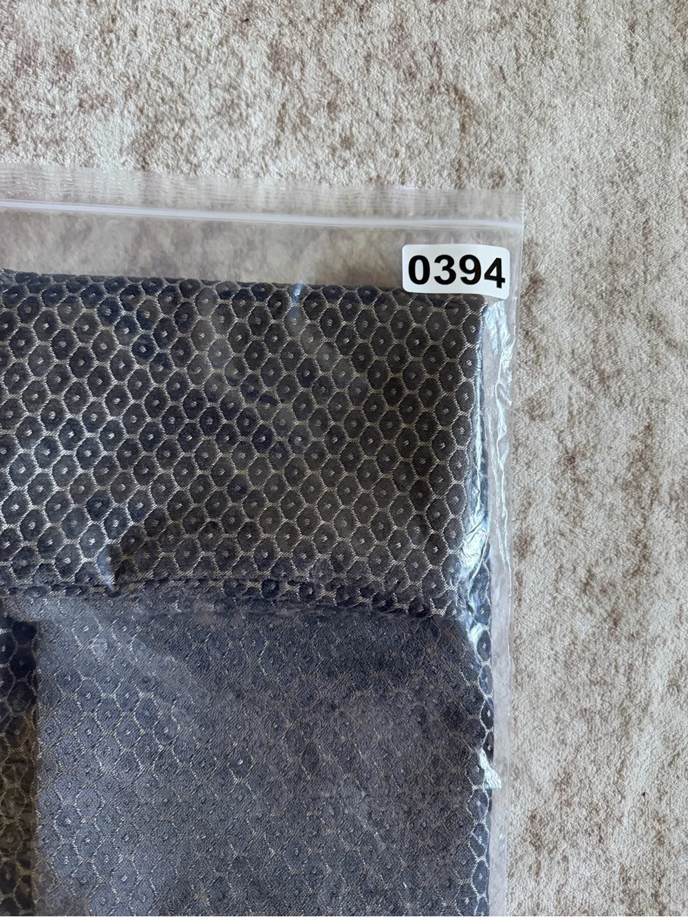West Elm Honeycomb Jacquard Velvet Pillow Cover 18” Charcoal